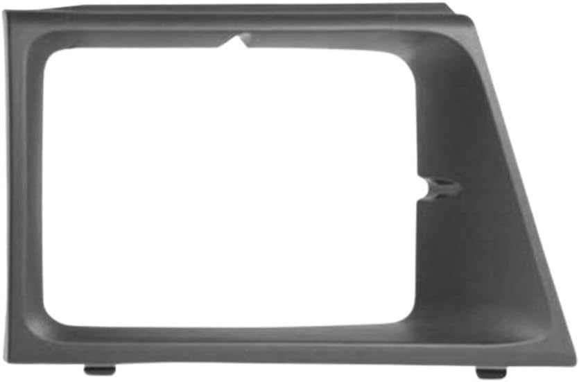 For Ford E-150/E-250 2003 04 05 06 2007 Headlight Bezel Driver And Passenger Side | Pair | Matte-Gray | Made of Plastic | For Use With Sealed Beam Lights | Replacement For FO2512159, FO2513159