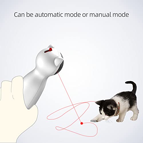 Mingzhe Brinquedo interativo para gatos caçador de luz giratório automático para gatos