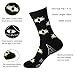 CMNIM Bill Cipher Novelty Socks Cartoon Inspired Gifts for Bill Cipher Fans Cartoon Character Crew Socks