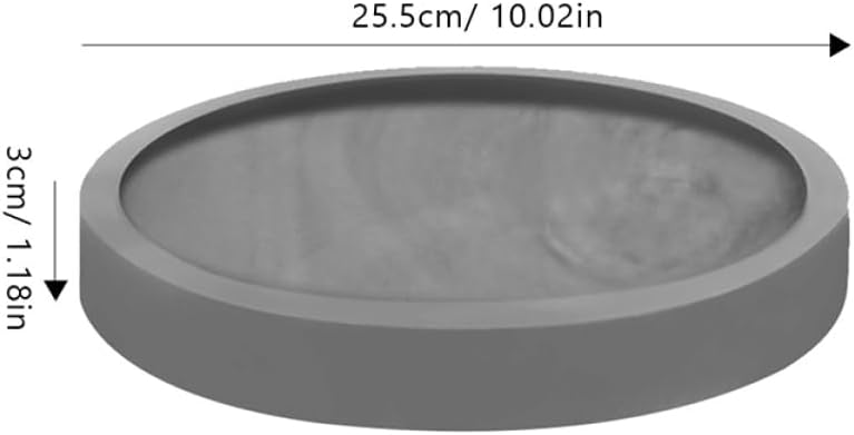 Plant Saucer Tray Round Plastic Water Catcher for Flowerpots Reusable Design for Indoor and Outdoor Use Suitable for Pot Prevents Water Leakage