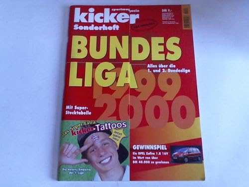 Bundesliga 1999/2000. Sonderheft Juli bis September 1999 mit Super