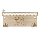 Print Maniacs Christmas Countdown Advent Calendar Reindeer Personalised Children Kid Gift Perfect For Children Kids Boys Girls Fun Gift