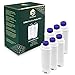 Produktbild EMBRO 6 Wasserfilter für Delonghi Kaffeemaschinen DLS C002 SER3017 5513292811 for ECAM EC820 EC860 21.117 22.110.B 350.55.B 44.660.B ETAM 29.510.Sb ESAM 4200.S BCO, TÜV SÜD Zertifizierte