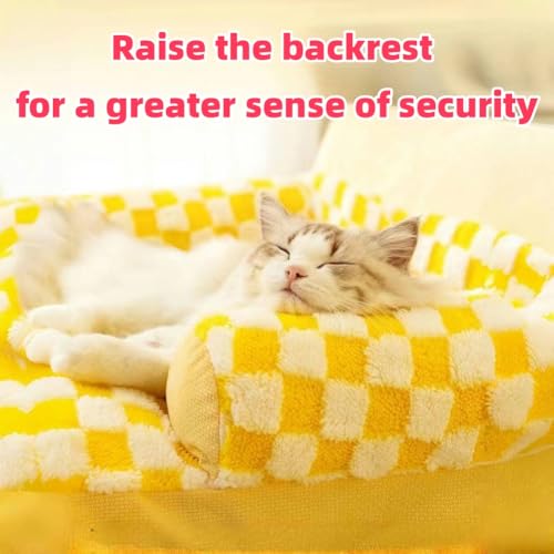 Sofá-cama para animais de estimação, cama para gatos e cães médios e pequenos, sofá fofo para gatos