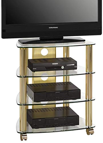 MAJA-Möbel 1609 9978, Mobiletto con ripiani per TV/HiFi, in...