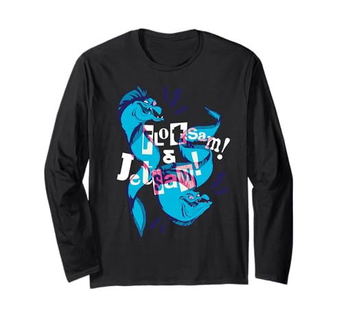 T-shirt Little Mermaid Flotsam Jetsam manches longues motif imprimé haute définition