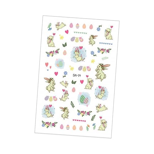 ELAYARD 1 Juego Etiqueta Engomada Luminosa Del Clavo Pintauñas Uv Esmalte De Uñas Uv Uñas Acrílicas Etiqueta Engomada De La Plantilla Del Clavo De Uñas Pegatinas De Uñas 5 Hojas