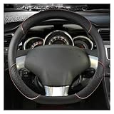 Il coprivolante dell'auto è realizzato in resistente pelle PU, traspirante, antiscivolo, resistente all'usura e al calore.