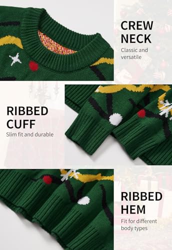 Christmas Tree Sweater with Hanging 3D Baubles - Image 5