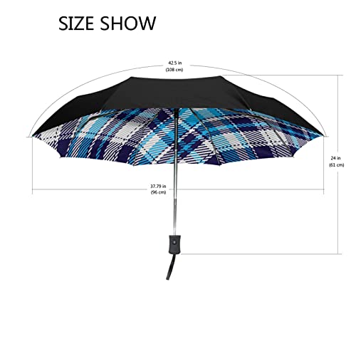Parapluie pliant automatique coupe-vent et incassable Art De Buffle pour voyage - 2
