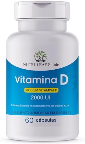 Vitamina D3 2000UI – Suplemento de Vitamina D em Cápsulas – Supor...
