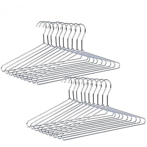 Amber Home 43cm Heavy Duty Metal Hangers Cover