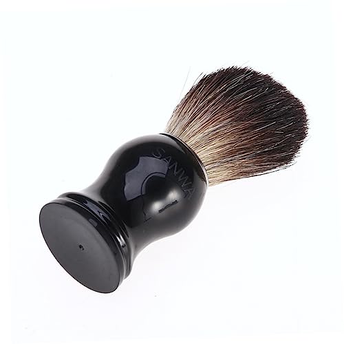 Housoutil softhair Cerdas macias escova de barba pincel de barba escova de barbear texugo antiquado