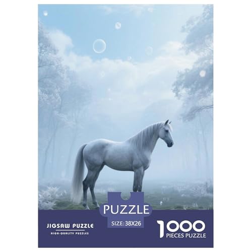 Marengo, 1000-Teile-Puzzlespiel, Elegantes Und Sorgfältiges Design, Ideal Als Wandkunst Oder Für Sammler, Ab 8 Jahren,Pferd, 38x26cm/1000pcs