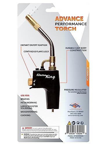 Flame King FK4500CGA High Intensity Propane Torch Head thumb #2