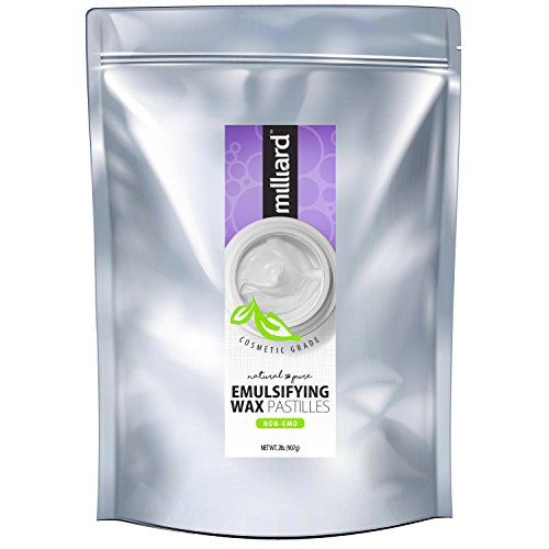 Milliard Non-Gmo Emulsifying Wax Pastilles, 2 Lbs Resealable Bag, Perfect For Diy Creams/Lotions #TOP3
