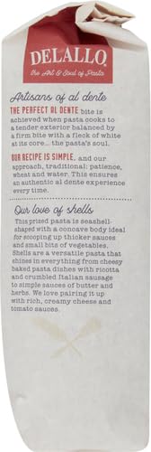 Delallo 20607-61954 Organic Whole Wheat Pasta Shells No. 91 thumb #11