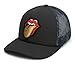 Paramount Outdoors Trout Tongue Fly Fishing Brown Trout 6-Panel Rope Cap Fly Fishing Cap (Black)