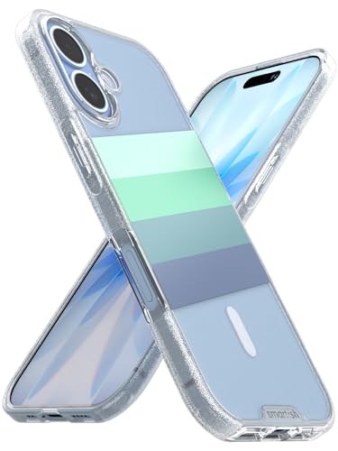 Image of Smartish iPhone 17 MagSafe Clear Case - Gripmunk Magnetic Slim Case [Lightweight + Protective] Anti-Yellowing Thin Grip Clear Cover for Apple iPhone 17 - Deep End