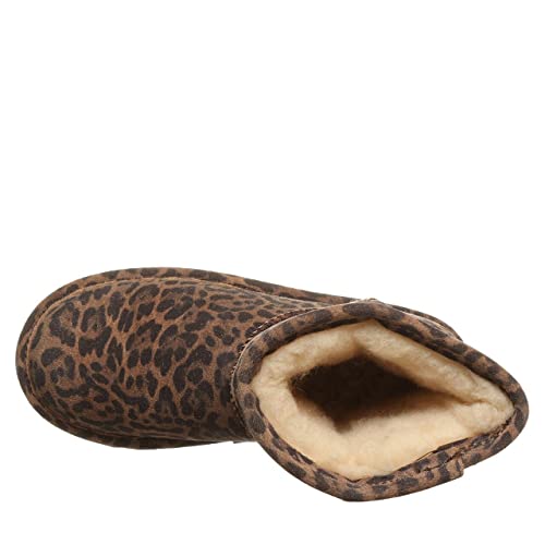 Bearpaw Elle Exotic Kid's/Youth Leather Boot Leopard - 4 M Us Big Kid Medium #TOP3