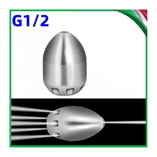Boquilla para limpiar tubos atascados con rosca 1/2" alta presión Style C 70L 3