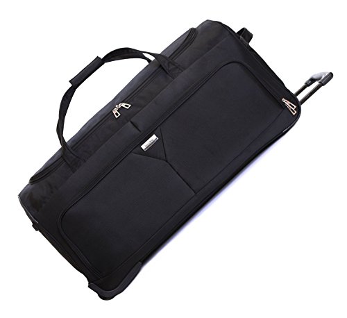 Karabar Montoro 87cm XL Voyage Sac à roulettes - 10 Ans de Garantie, Noir