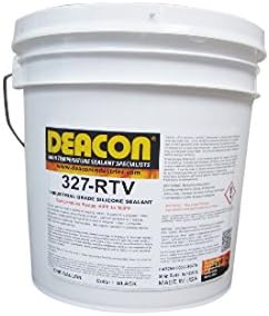 Deacon 327-RTV Gallon High Temperature Rubber Sealant, -60 Degree F to 500 Degree F, 1 gal, Plastic Pail