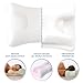SLEEP & GLOW Omnia Anti-Aging Beauty Pillow Fights Sleep Wrinkles with Orthopedic Height Adjustable Memory Foam for Sleeping on Back and Side (Made in Italy)
