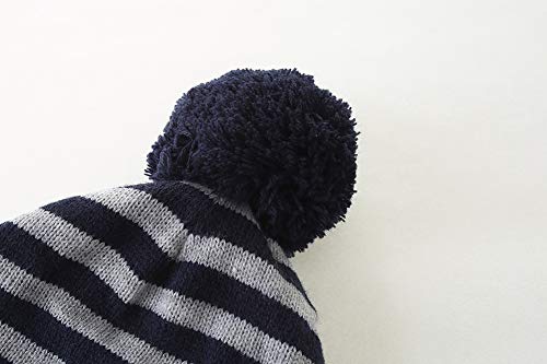 Lmlalml Boys Winter Hat Earflap Knitted Beanie For Kids Warm Fleece Lined Thicken Hat For Baby #TOP3