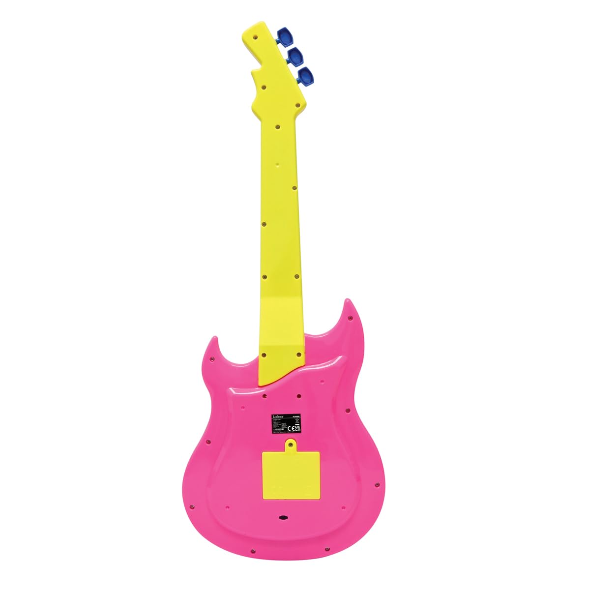 Lexibook, Barbie, Chitarra Elettronica con Microfono e Occhiali per Cantare con Stile, 2 modalità di Gioco, Melodie Dimostrative, Effetti di Luce, Rosa/Giallo, K260BBLXB