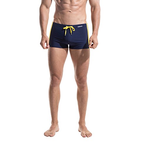 Men's Push up Cup Swimwear Sunbath Swim Trunks2