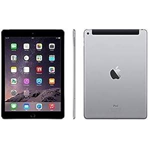 Apple Ipad Air 2 64GB Factory Unlocked (Space Gray, Wi-Fi + Cellular 4G) Newest Version (Renewed)