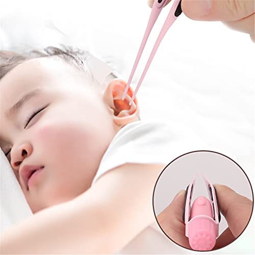 Pince à Épiler Lumineuse Nettoyage Oreille - Set Sécurisé Bébé/Enfant Avec Boîte