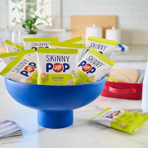 Image of SkinnyPop Popcorn, Original, Whole Grain, Dairy-Free Snack, 0.65oz Bags (6ct)