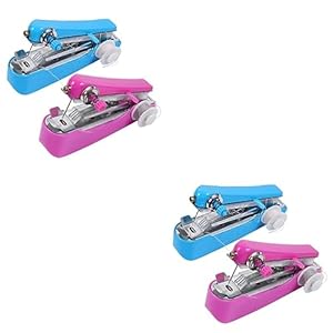 TEHAUX 4 Stuks Zak Naaimachine Kleine Naaimachine Reparatie Naaimachine Hechtmachine Voor Thuis Draadloze Naaimachine Naaien Gereedschap Huishouden Metaal