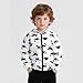 Voxikodex Size 18 24M Toddler Baby Boys Clothes Long Sleeve Hooded Sweatshirt & Pants Kids Fashion Fall Winter Outfit Set Black(18-24M)