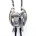 LCCDSD Cravate Bolo pour Hommes Argenture Selle Fer À Cheval Bottes De Cow-Boy Bolo Tie Cravate Collier Également Stock Aux Etats-Unis