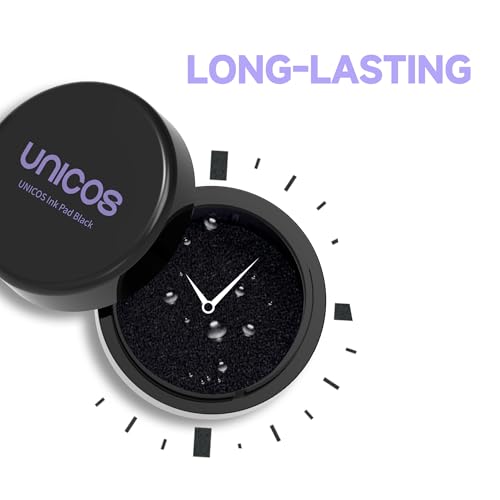 Image of Unicos Lower Lash Stamp Ink Pad, Long-Wear Gel Eyeliner, Waterproof & Smudge-Proof, Long-Lasting, Natural Look, Easy to Use, Black