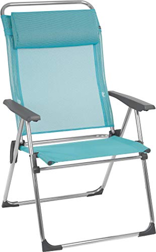 Lafuma Fauteuil de camping, Pliable, Compact, ALU CHAM XL, Batyline, Couleur: Lac, LFM2774-8558