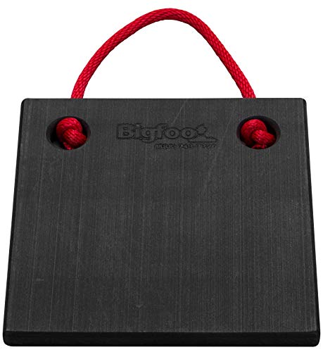 NEW 4-Pack BIGFOOT USA RV Pads Pad Outrigger Jack Trailer 15x15x1(Black)