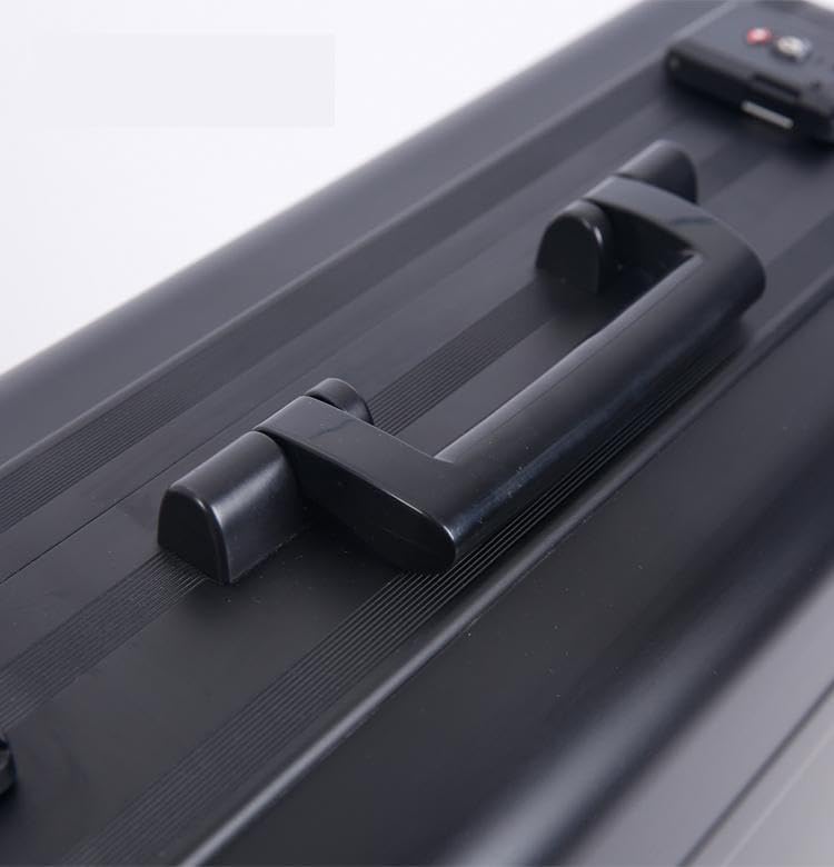 Aluminum Briefcase Metal Toolkit Box TSA Combination Lock Luxury Case with Foam for Wine/Jewellery/Watch/Equipment/Camera - Image 3