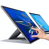 UPERFECT Portable Monitor Freestanding Touchscreen, 15.6'' FHD 1080P IPS Screen with Adjust Kickstand, 2000:1 Contrast Ratio, 100% sRGB w/Standard HDMI/USB 3.0/Type C, Built-in Speaker/Ambient Light