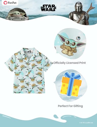 Image of Disney Marvel Spiderman Cars Stitch Star Wars Mickey Boys Hawaii Shirt Button Up Dress Shirts Short Tropical Shirt Kids 2-13Y