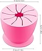 Hopzab Vinyl Weeding Scrap Collector Silicone Suction Cups for Vinyl Disposing Craft Sculpting Weeding,Manual Waste Collection Desktop Waste Bin(Pink) #1