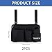 VZYUVY 2PCS Wheelchair Bags to Hang on Side, Armrest Pouch Storage Bags with Cup Holder for Electric Wheel Chair, Rollator, Walker