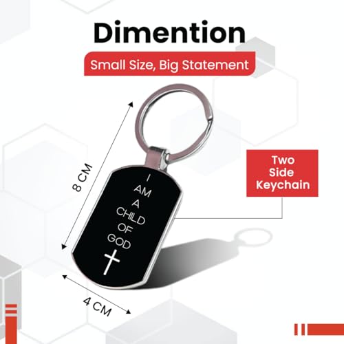 Image of Stylish Metal Keychains with Permanent Glossy Print - Inspirational Quotes & Spiritual Designs - Perfect Key chains for loved ones, Personal Use, Gifts & Return Gifts