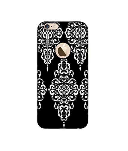 Image of Amazon Brand - Solimo Designer Pattern Design 3D Printed Hard Back Case Mobile Cover for Apple iPhone 6 / 6S (Logo Cut)