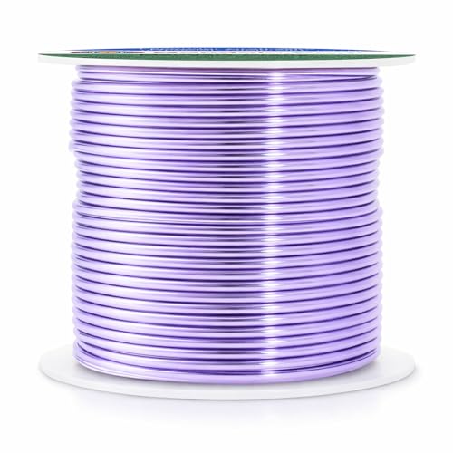Image of Mandala Crafts 16 Gauge Lavender Anodized Aluminum Craft Wire, 100 FT | Colored, Flexible, Bendable, for Bonsai, Armature, Sculpting, Wire Wrapping, Jewelry Making, Weather & Tarnish Resistant