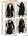 Tuopuda Damen Trenchcoat Lange Zweireiher Übergangsjacke Baumwolle mit Gürtel Jacke Übergang Mantel Klassische Damenmantel Herbst Frühling Winter, Schwarz, XL