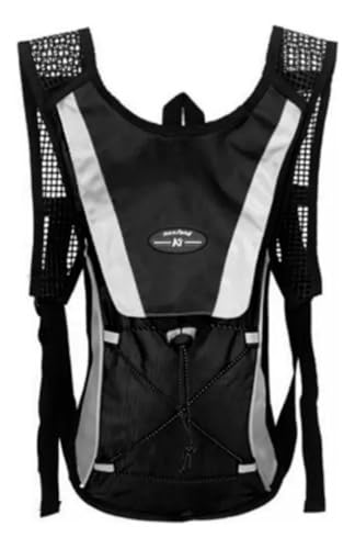 Mochila de Hidratação Impermeável com Bolsa 2L, Leve e Reforçada para Bike MTB, Ciclismo, Trekking e Corrida, com Mangueira e Fitas Refletivas